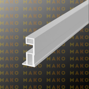 Профиль вертикальный MS163 Белый матовый (P11)